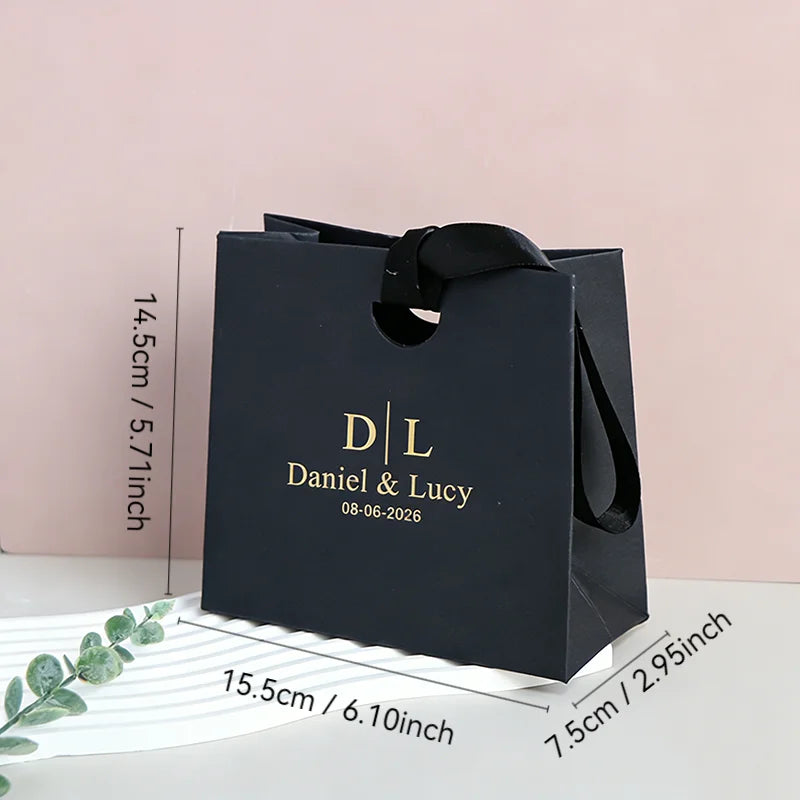 Customizable Wedding Favor Small Gift Bags