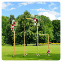 Wedding Arch Metal Iron Backdrop Stand Wedding Floral Decoration Props Birthday Party Balloon Arch Backdrop Stand Baby Shower