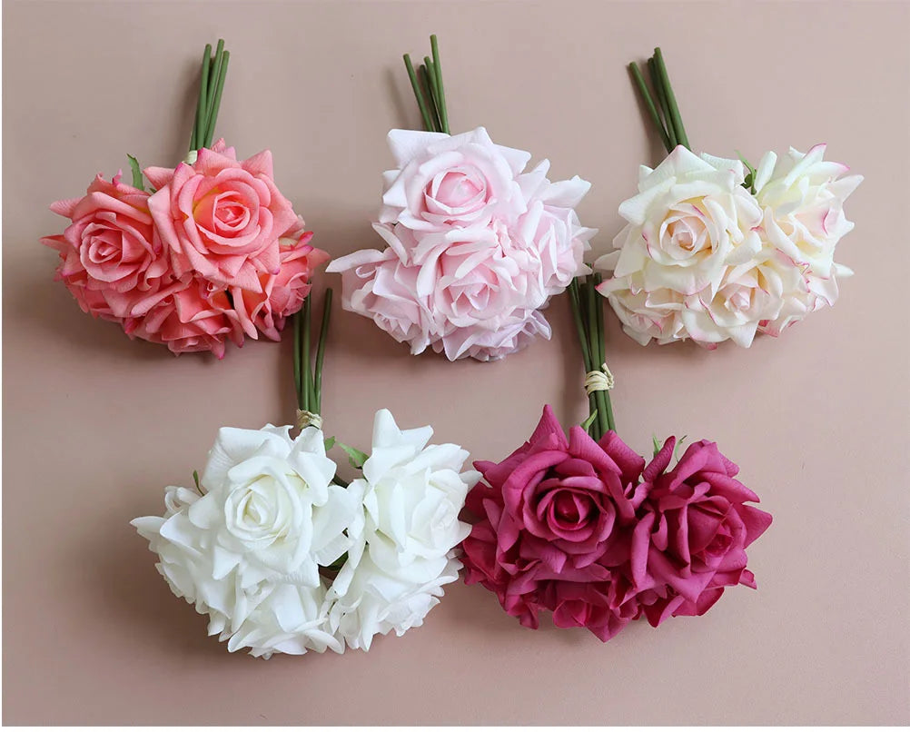 Minimal Pink Rose Bouquet