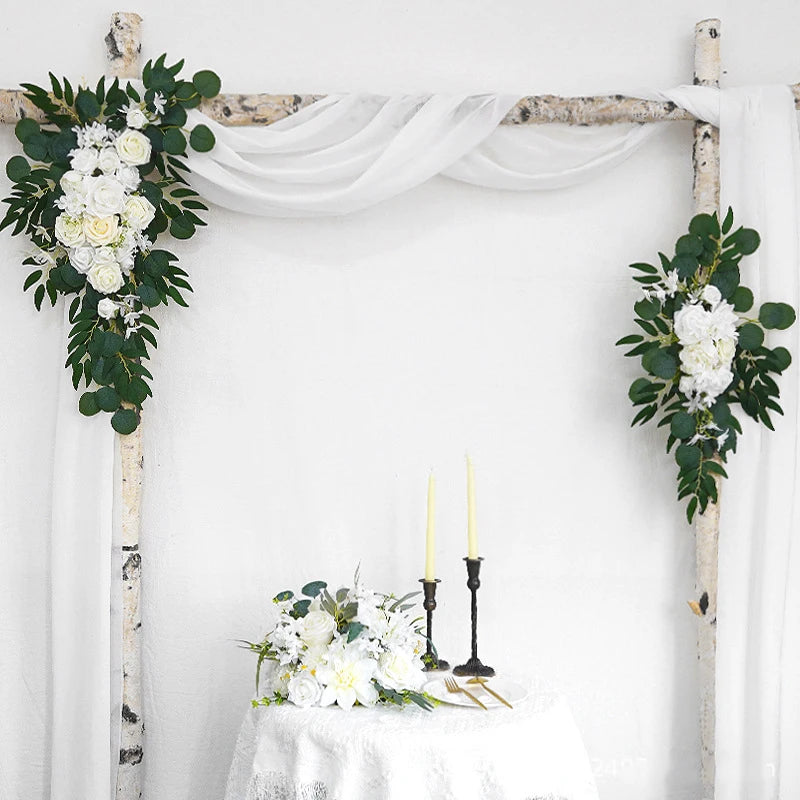 Arch Flower Swag Wedding Decoration Rose Floral