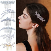 Crystal Flower Bridal Hair Comb