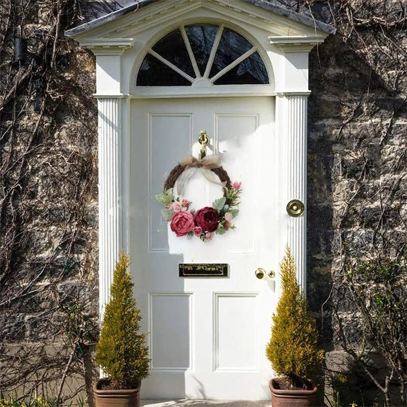Spring Floral Vine Door Wreath