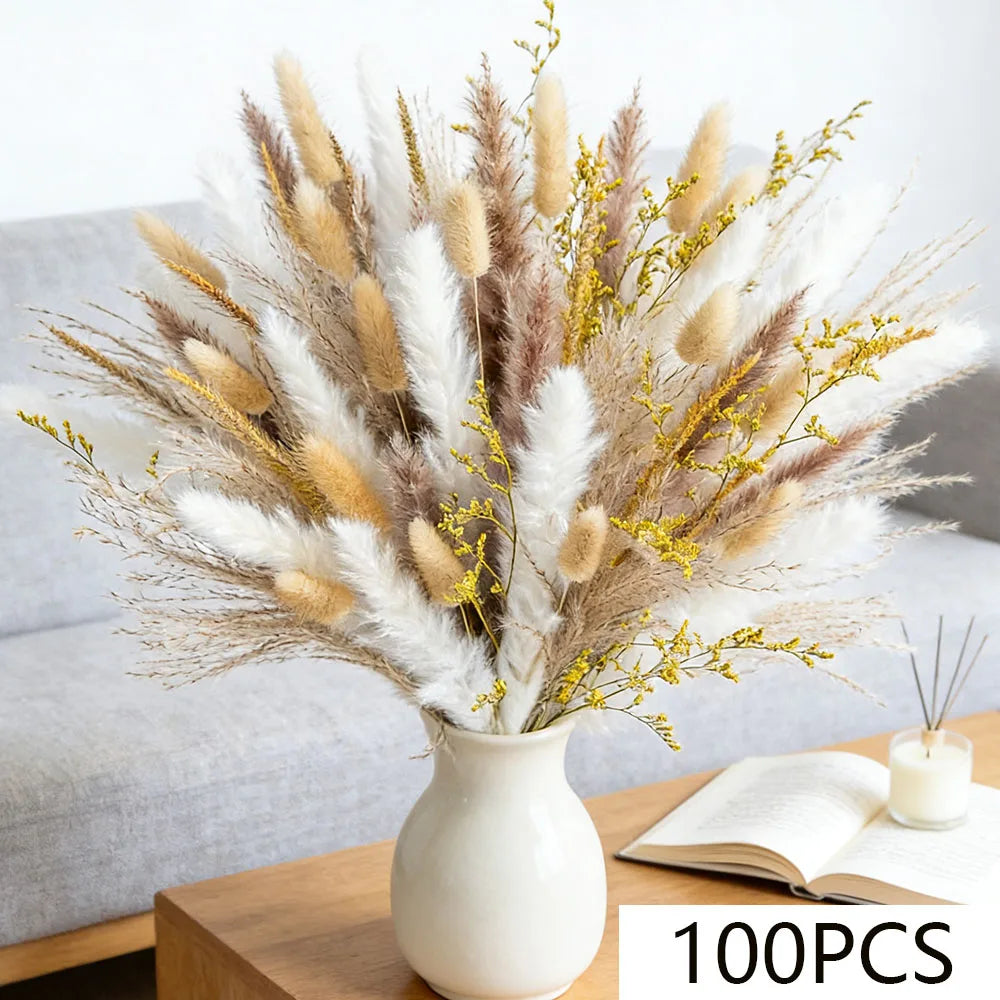 Natural Pampas Grass Decor Bundle