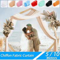 5/10m Wedding Arch Drapes Decorations Sheer Curtains Wedding Backdrop 