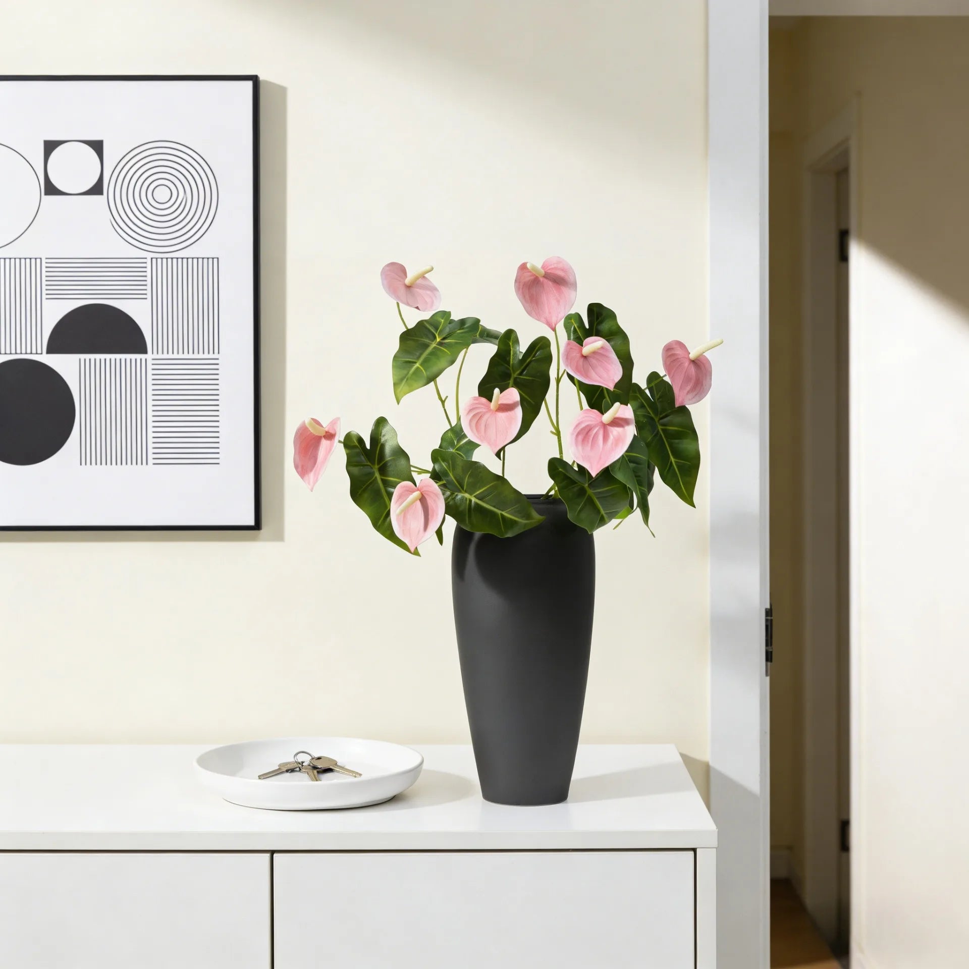 Artificial Anthurium Peace Lily Stem
