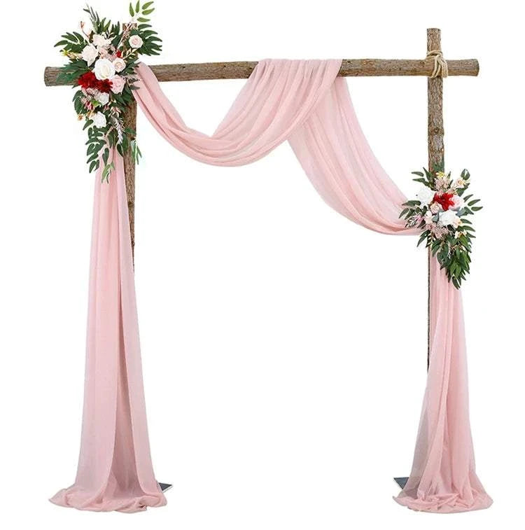 Wedding Arch Drape Chiffon Fabric Draping Curtain Drapery Wedding Birt