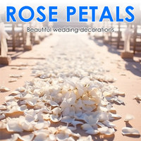 500 Rose petals  scattered white decoration Wedding Party