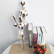 Cotton Flower Decorative Branch