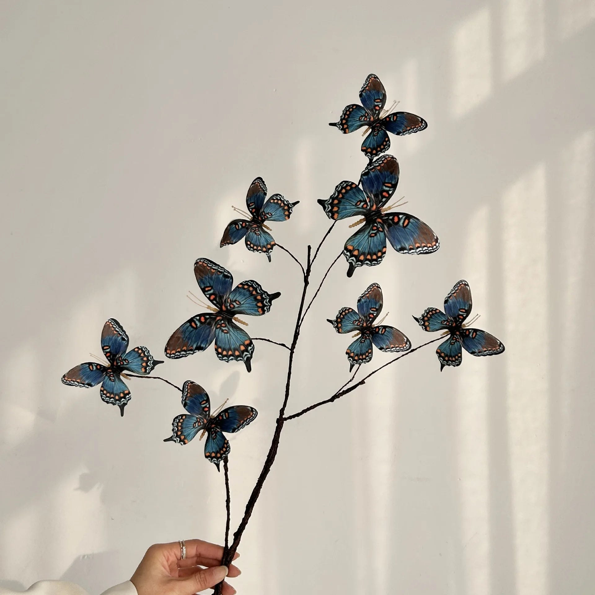 Faux Butterfly Flower Arrangement Decor