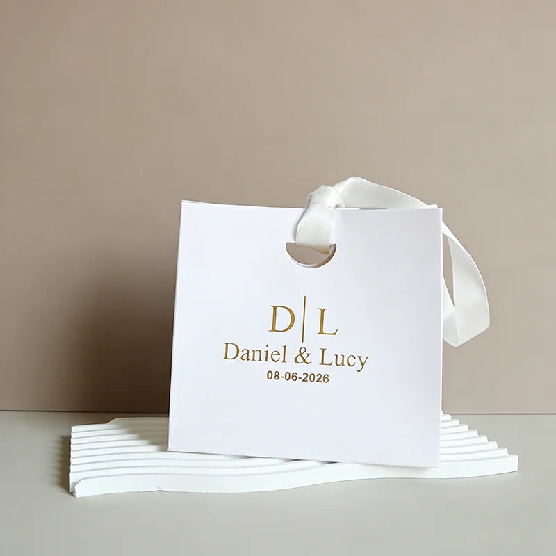 Customizable Wedding Favor Small Gift Bags
