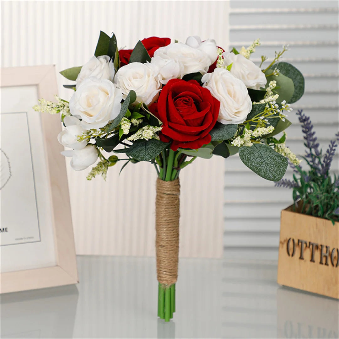 European Style Bridal Rose Bouquet