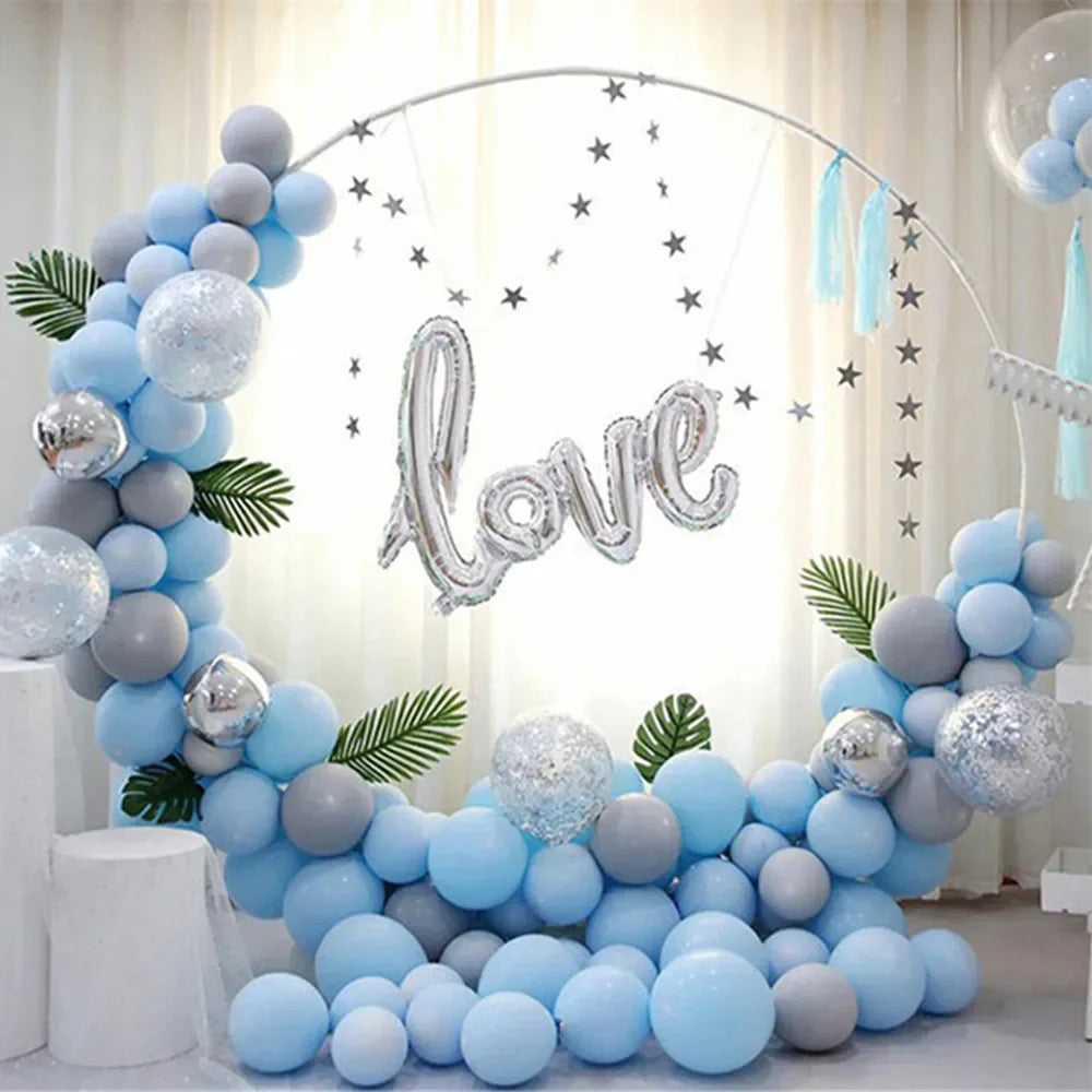 Wedding Iron Ring Arch Backdrop Decoration Stand