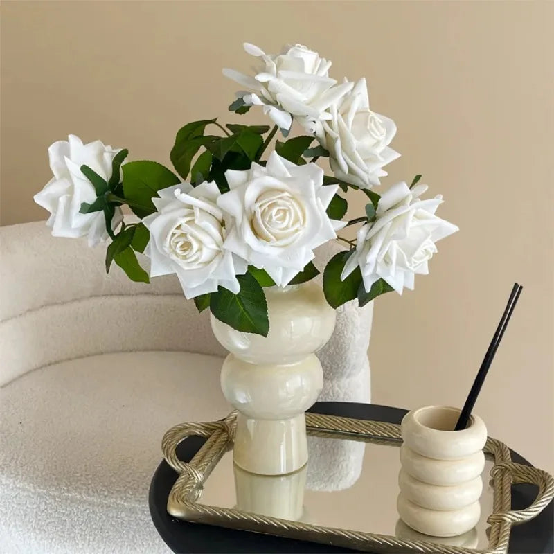 5 Real Touch Roses