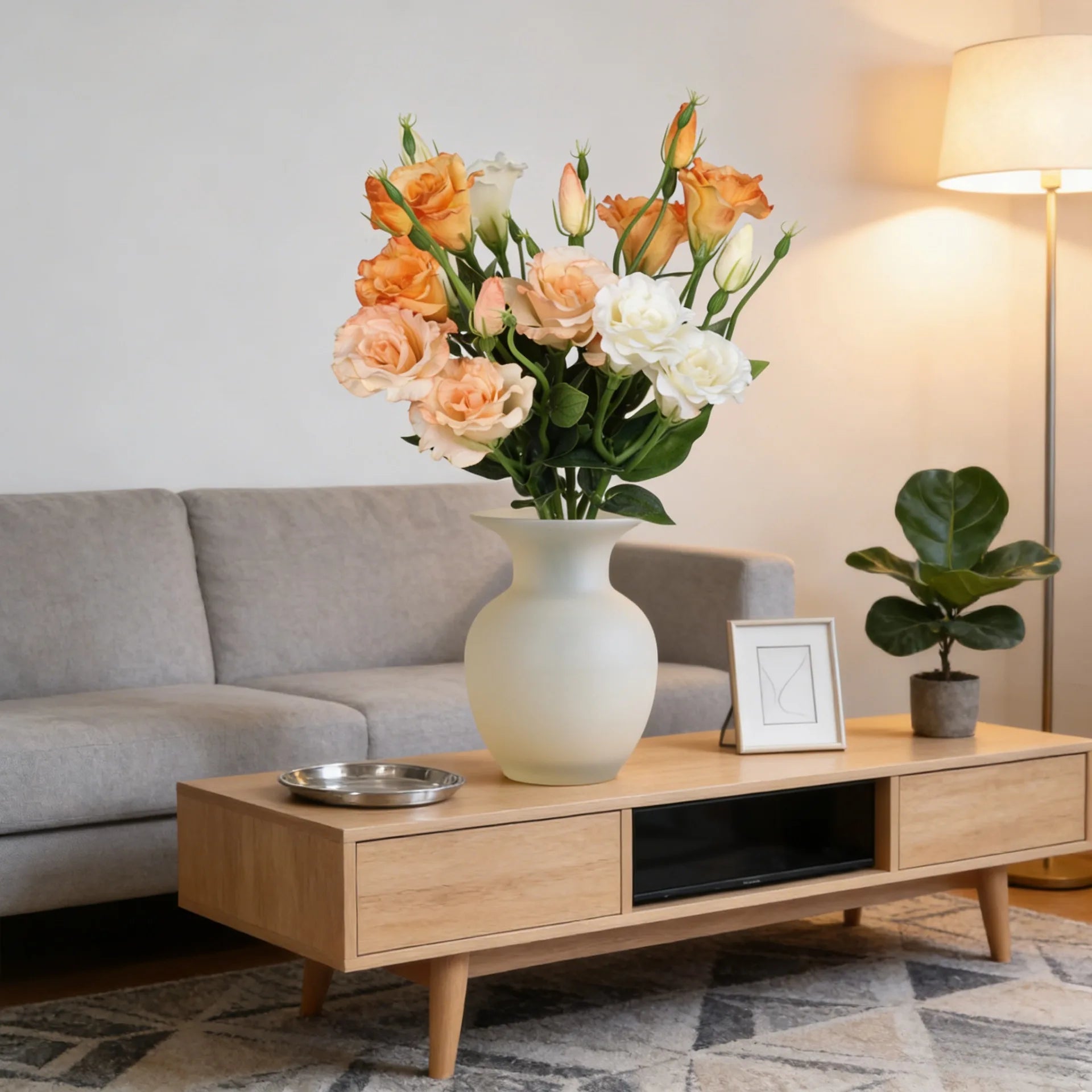 Lisianthus Silk Flower Decor Stem