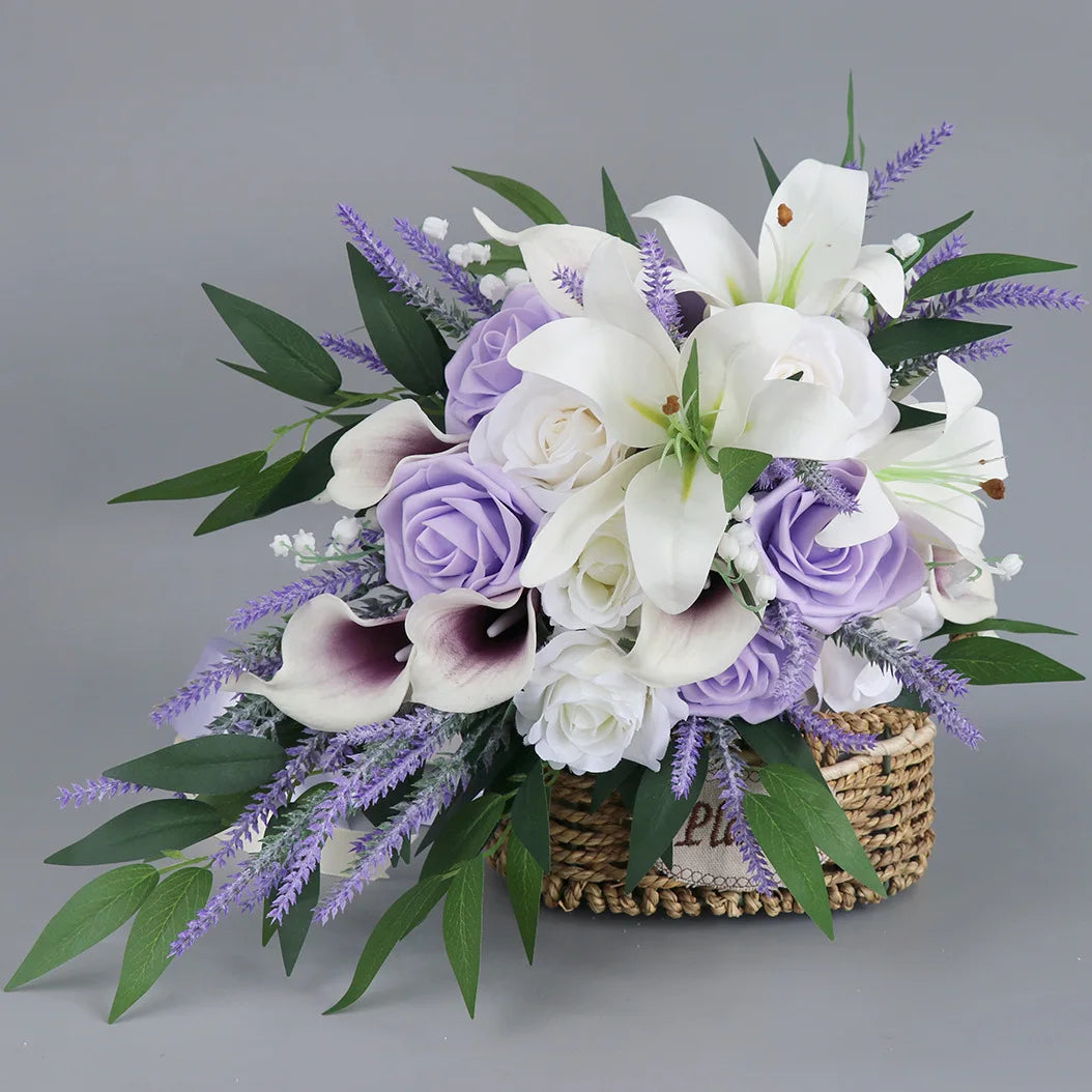 Waterfall Bridal Flower Bouquet