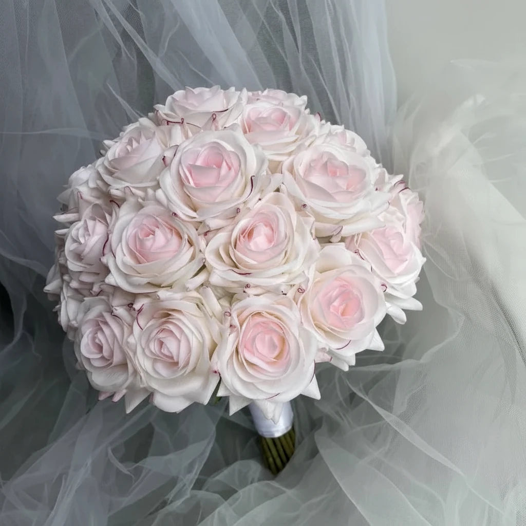 Pink Rose Bridal Bouquet