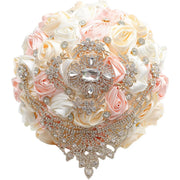Coral Rose Bridal Bouquet