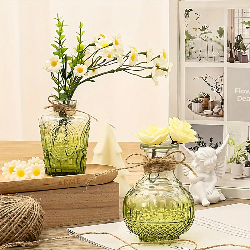Modern Mini Glass Vase Home Table Decoration