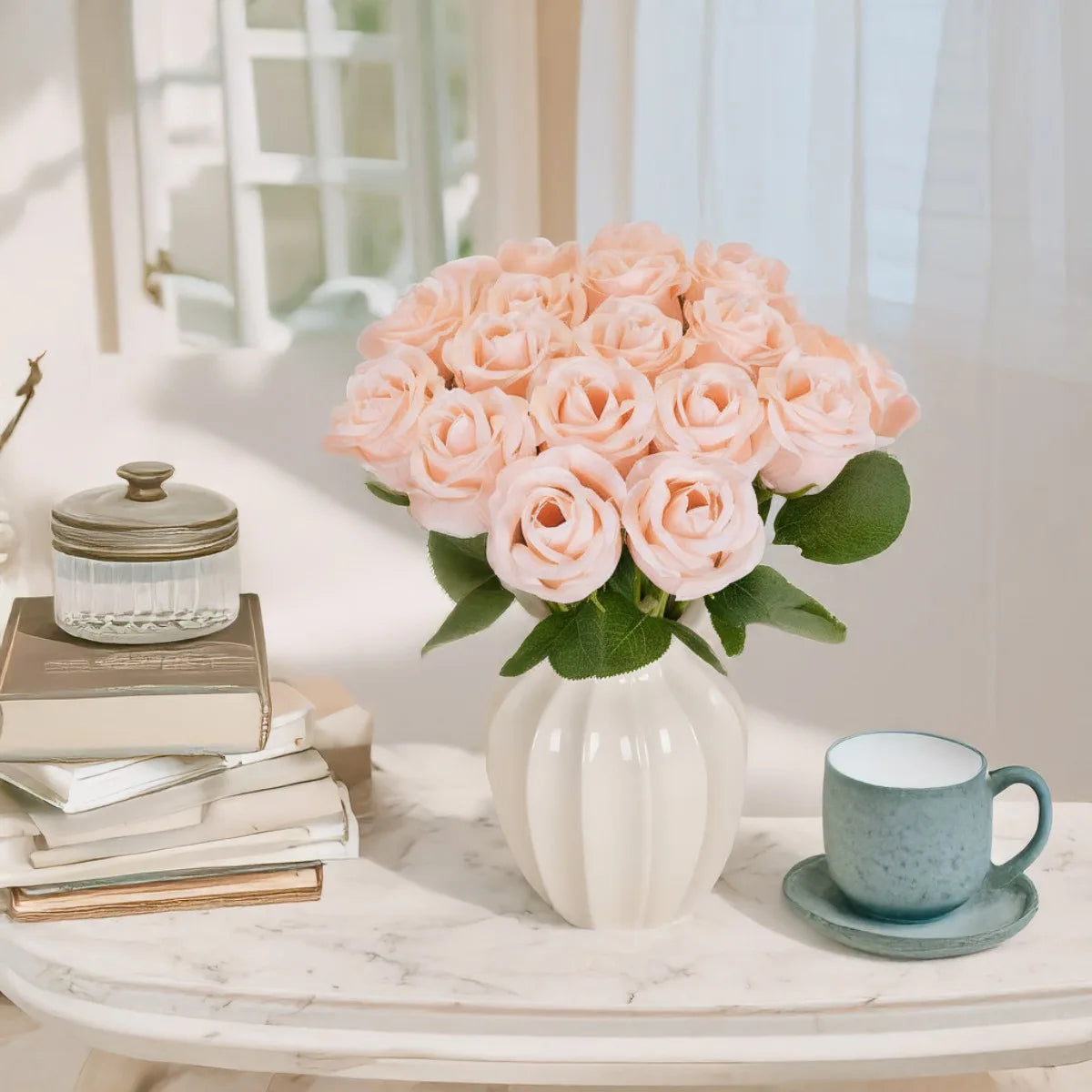 13in Artificial Rose Bouquet