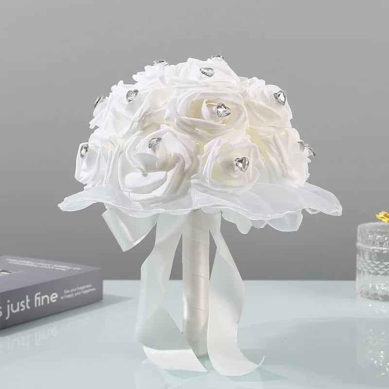 Bride Bridesmaid Wedding 1 bouquet of wedding flowers, bridal shower W