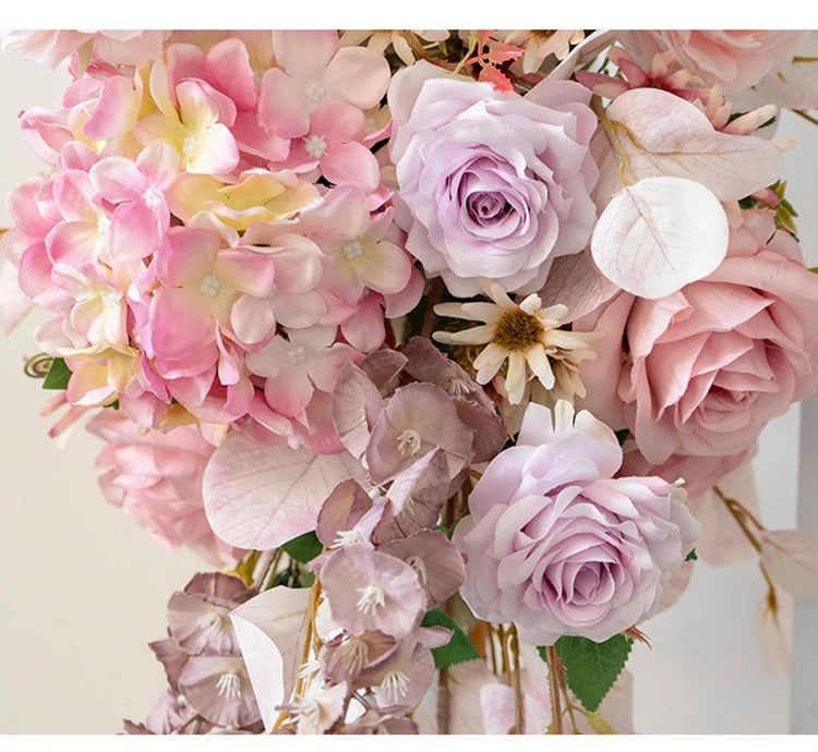 Pink Purple Flower Arrangement Pieces