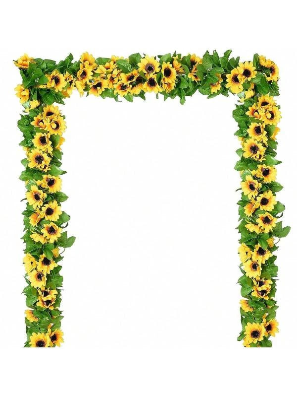 Sunflower Hanging Floral Vine Garland