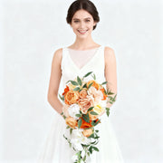 Orange Terracotta Bridal Bouquet