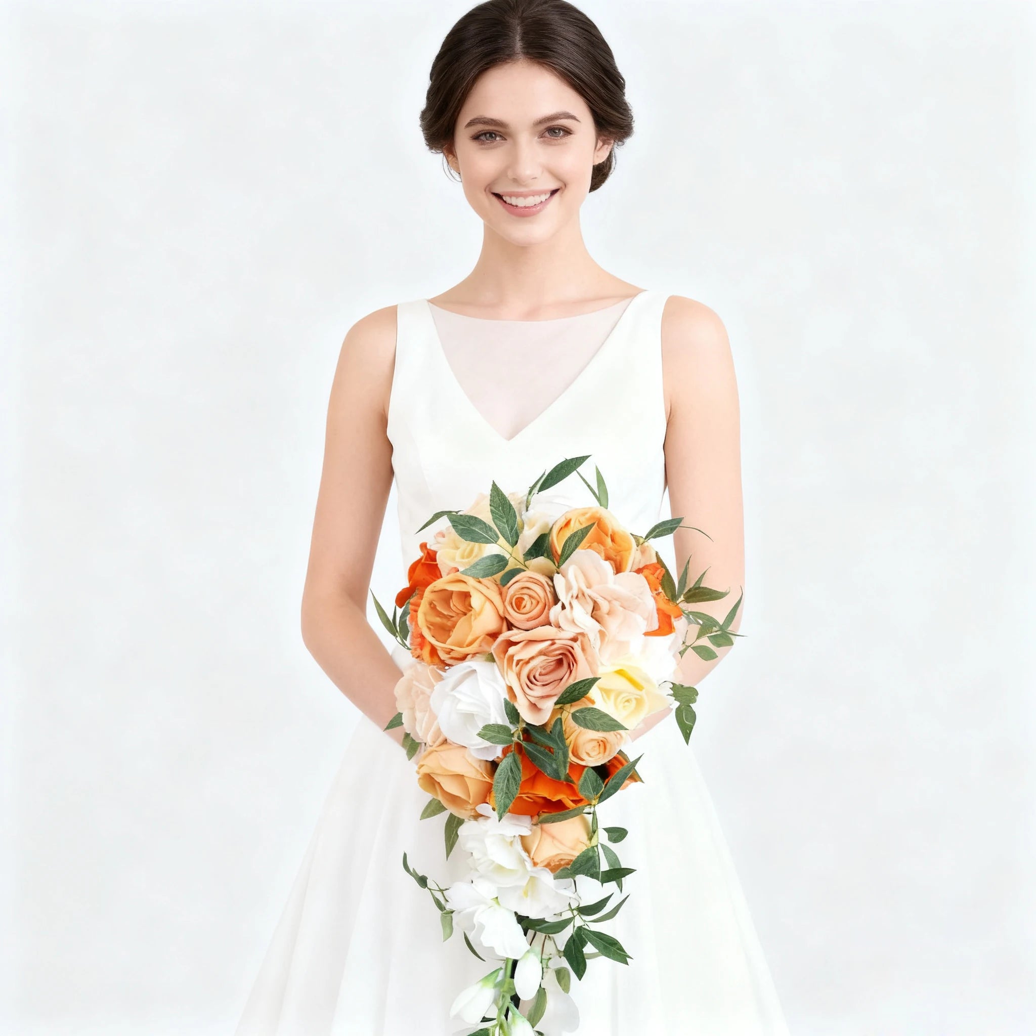 Orange Calla Lily Bridal Bouquet