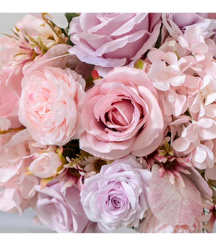 Pink Purple Flower Arrangement Pieces