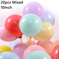 Latex Balloon Birthday Kids Balloon 1st One Year Birthday Party Decor Baby Shower Christening Ballon Wedding Event Baloon Globos