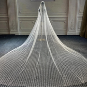 Handmade Pearl Cathedral Wedding Veil