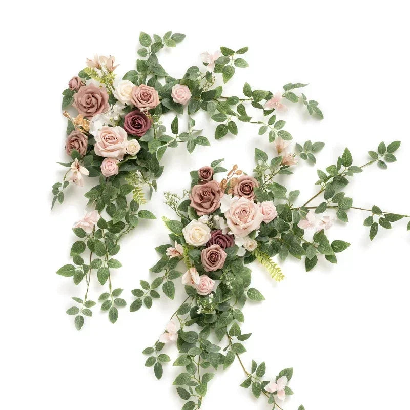 Elegant Rose Flower Decor Wedding Table Accent