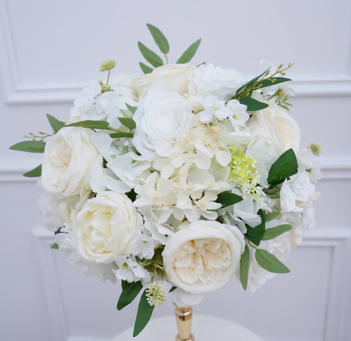 Silk Floral Ball Centerpieces — 35cm, 45cm & 50cm, Multiple Colors and Designs
