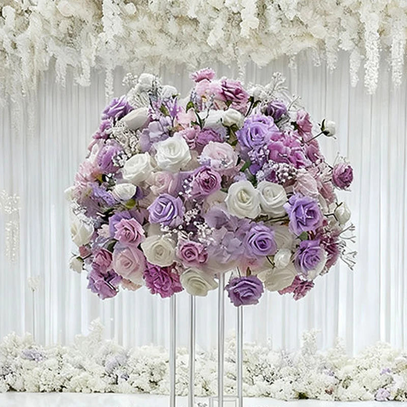 Luxury White Flower Ball Wedding Decoration Piece