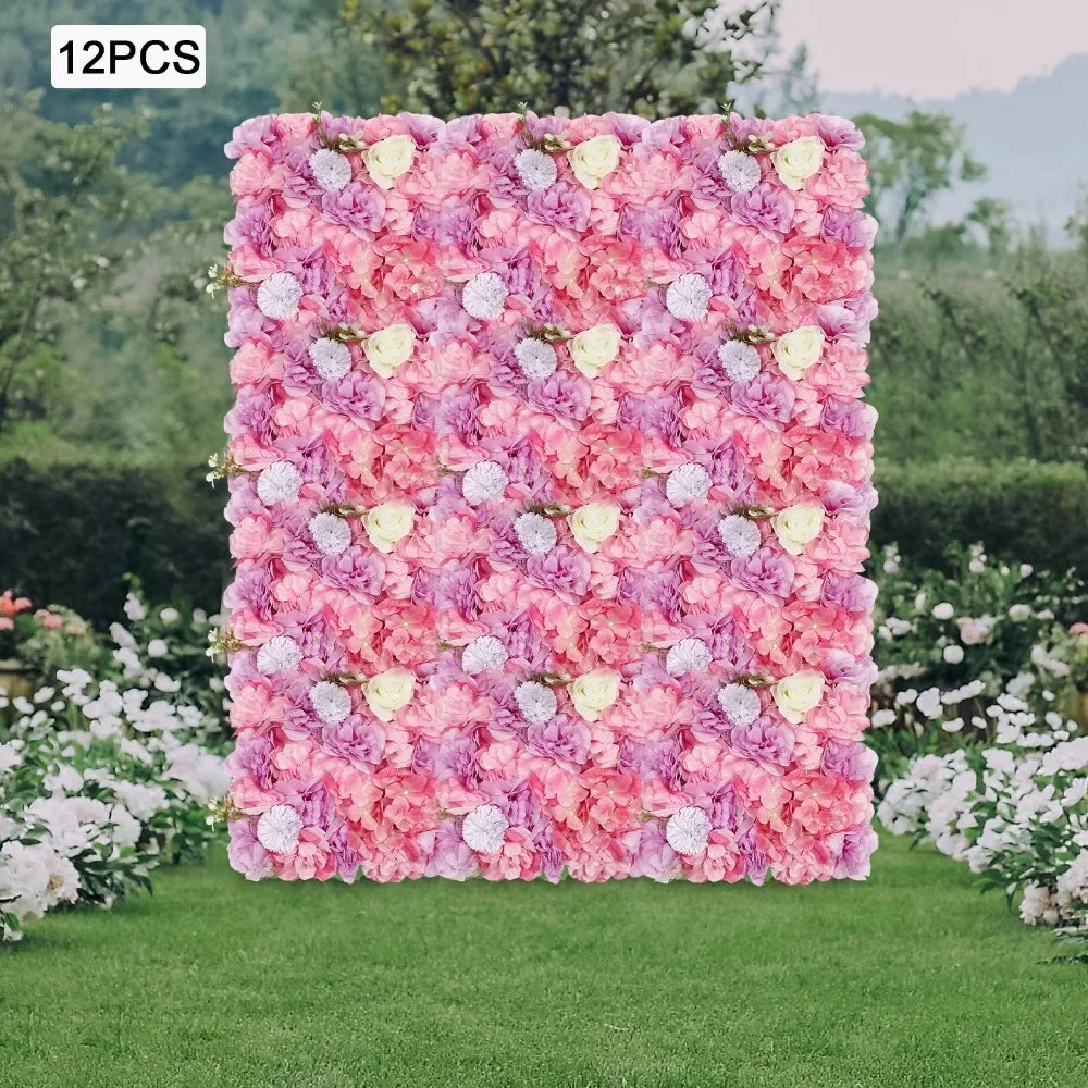 3D Floral Wall Panel Wedding Backdrop Decor