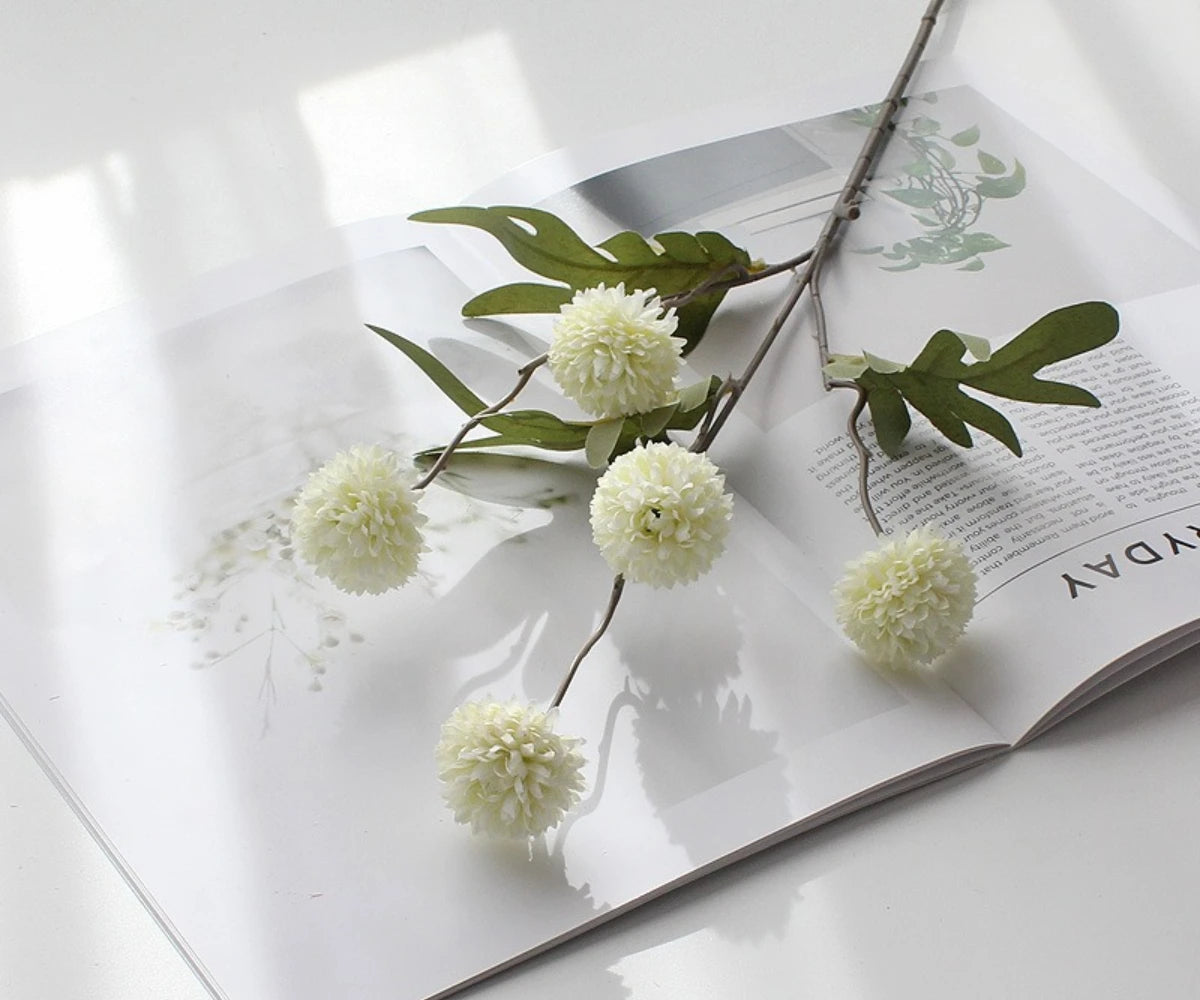 Autumn Dandelion Decorative Flower Stem