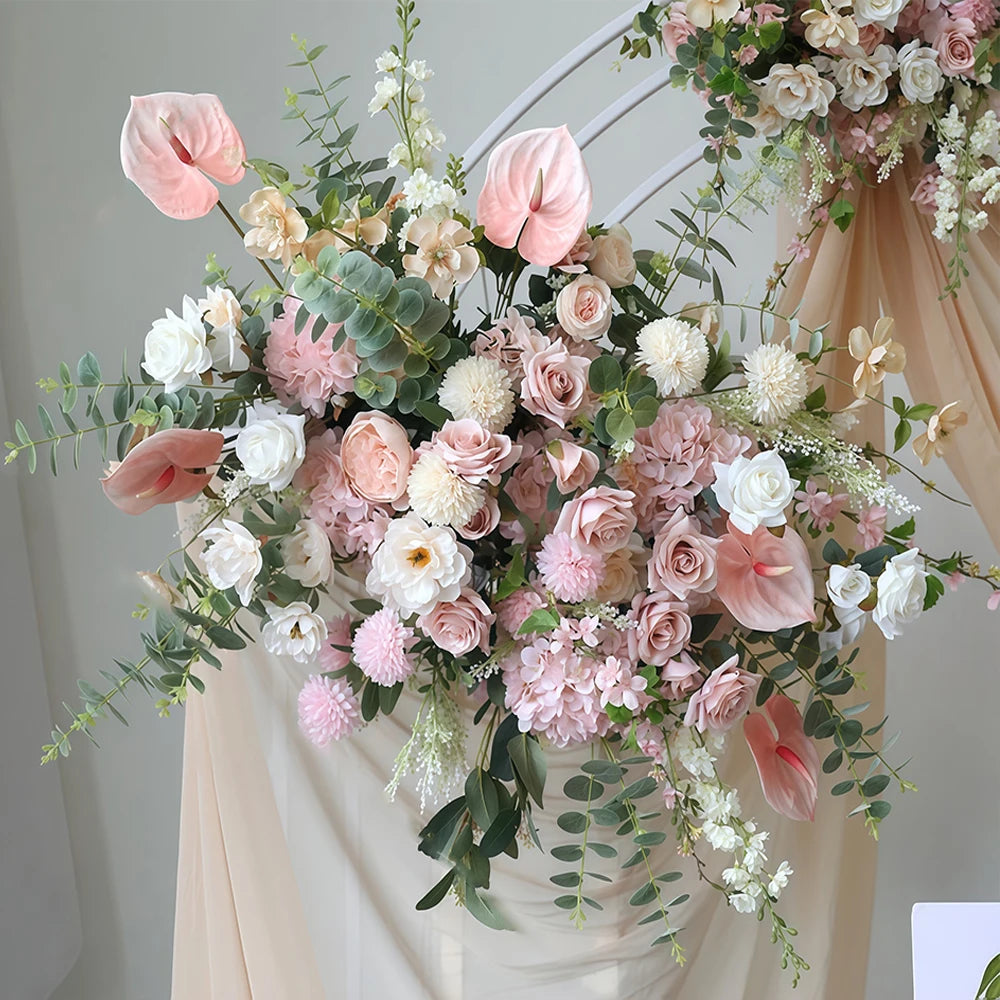 Romantic Pastel Floral Arrangement Set