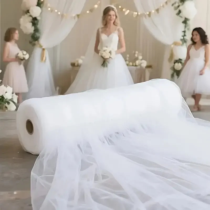 Soft Mesh Tulle Fabric for Event Decoration