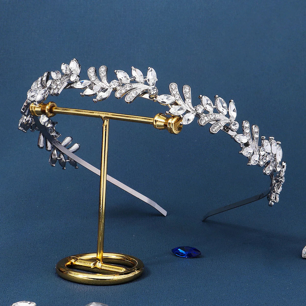 Silver Rhinestone Bridal Headband