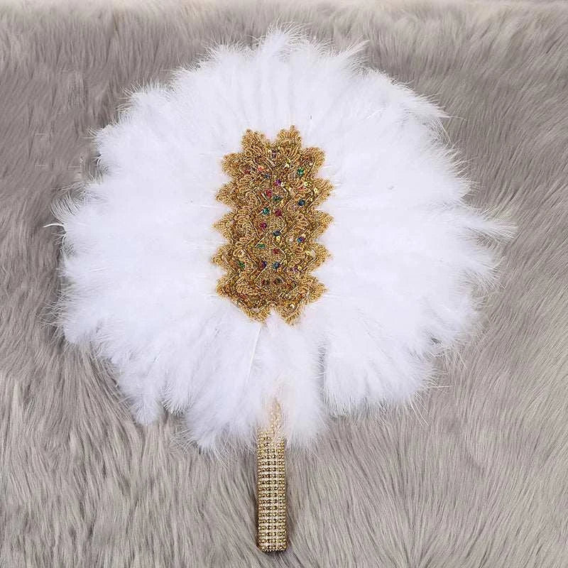 A wedding fan, a thoughtful fan, an elegant and stylish handmade fan -
