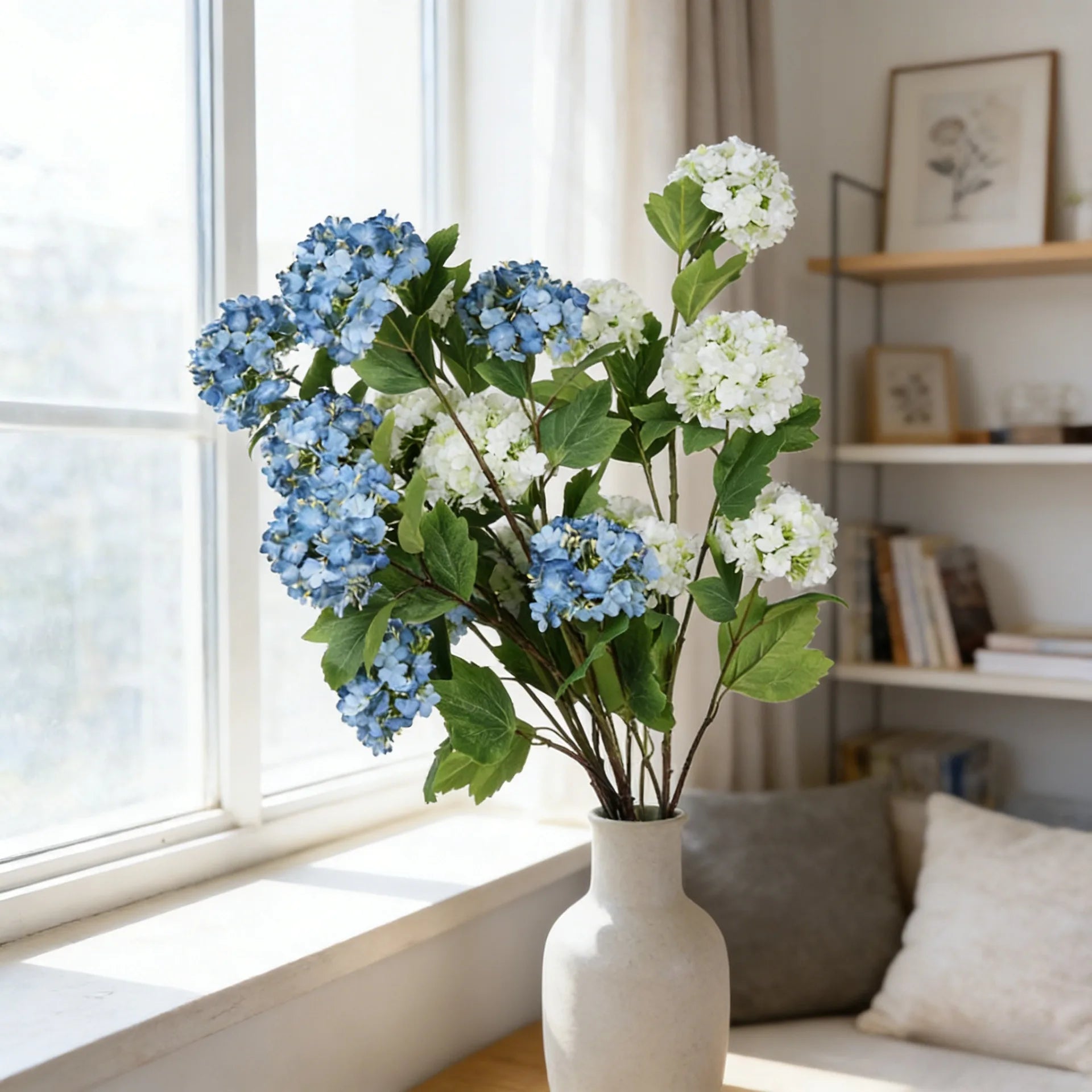 39in Artificial Hydrangea Flower Stem