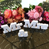Wedding Anniversary Wedding Decoration Letter Ornament Wedding Table Mr & Mrs Mr & Mrs Signs Venue Decorations