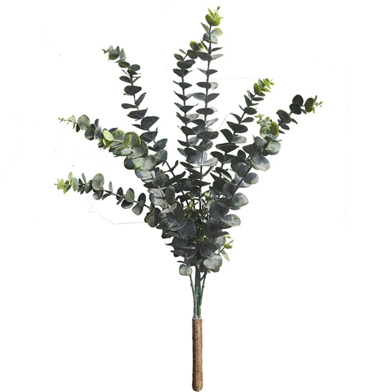 Retro Eucalyptus Green Plant Decor
