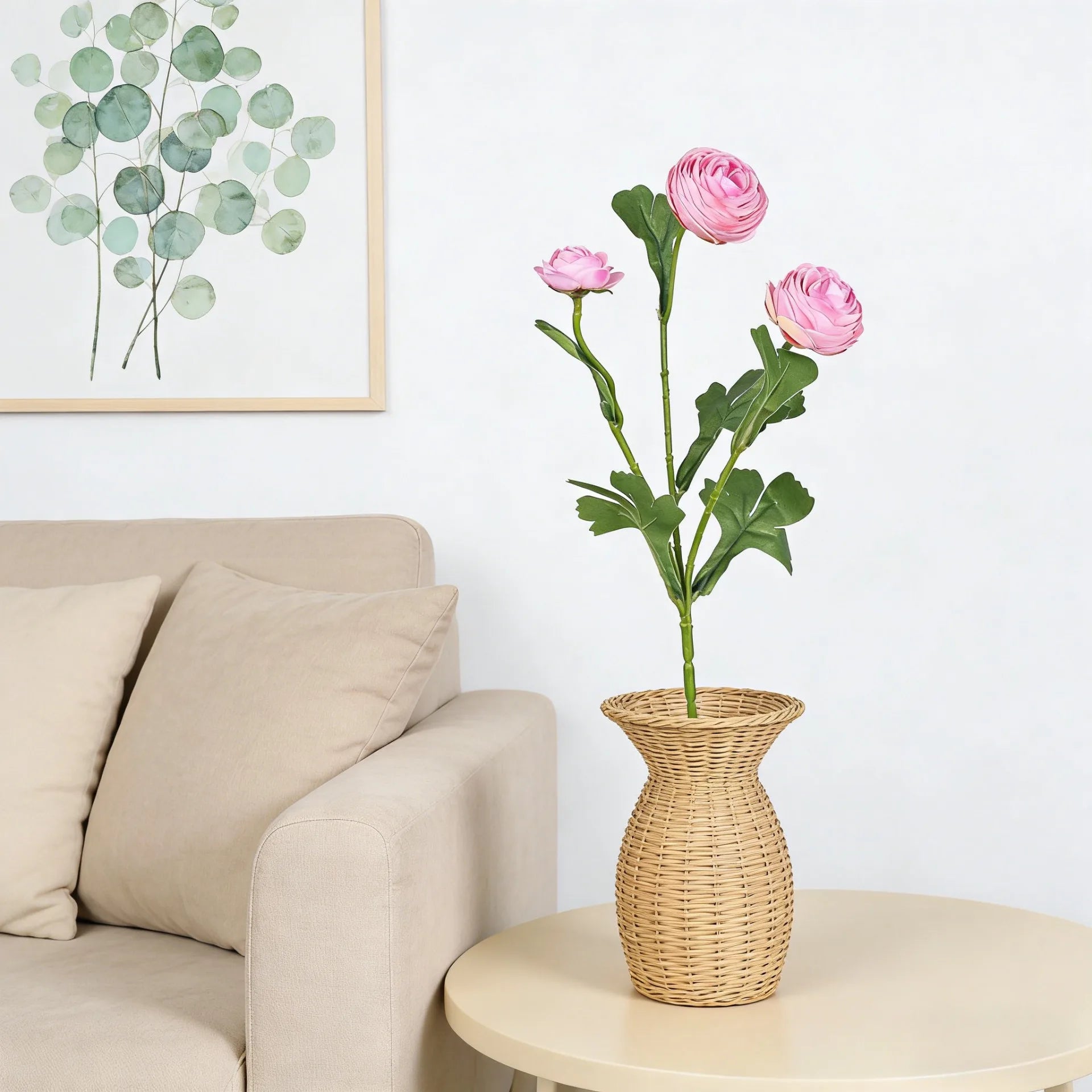 Lotus Rose Floral Decor Stem