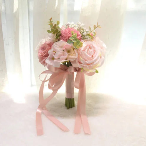 Rose Bouquet - Bridal Toss or Flower Girl Bouquet