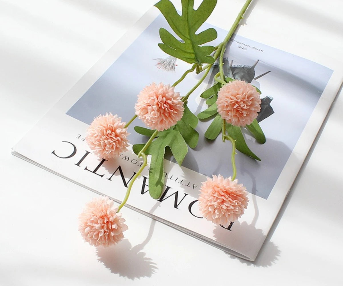 Autumn Dandelion Decorative Flower Stem
