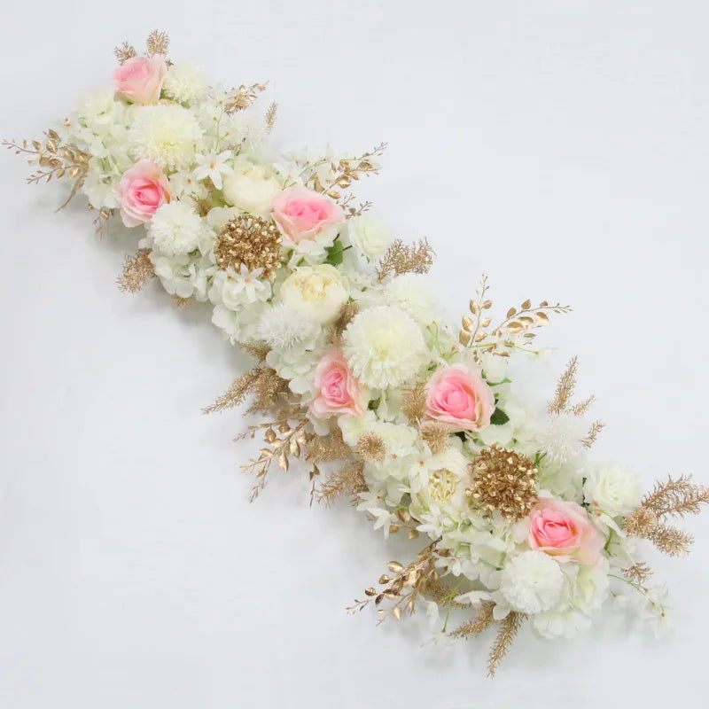 Boho Rose & Hydrangea Wedding Floral Arrangement – 4 Colors