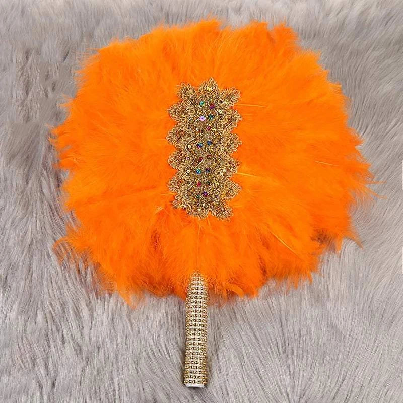 A wedding fan, a thoughtful fan, an elegant and stylish handmade fan -