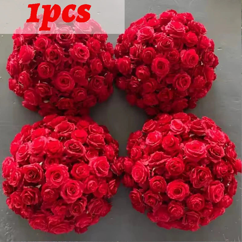 Luxury White Flower Ball Wedding Decoration Piece