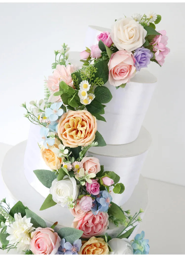 Floral Wedding Cake Topper